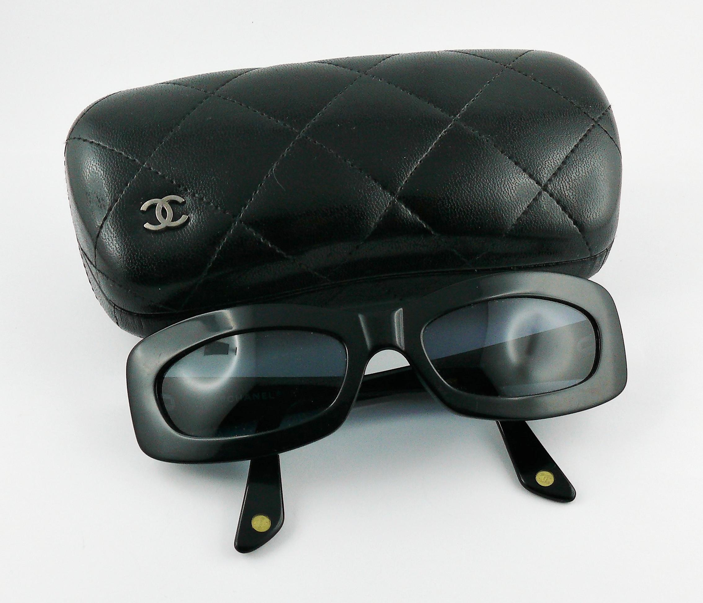 Chanel Black Quilted Sunglasses Mod. 5006 at 1stDibs chanel 5006