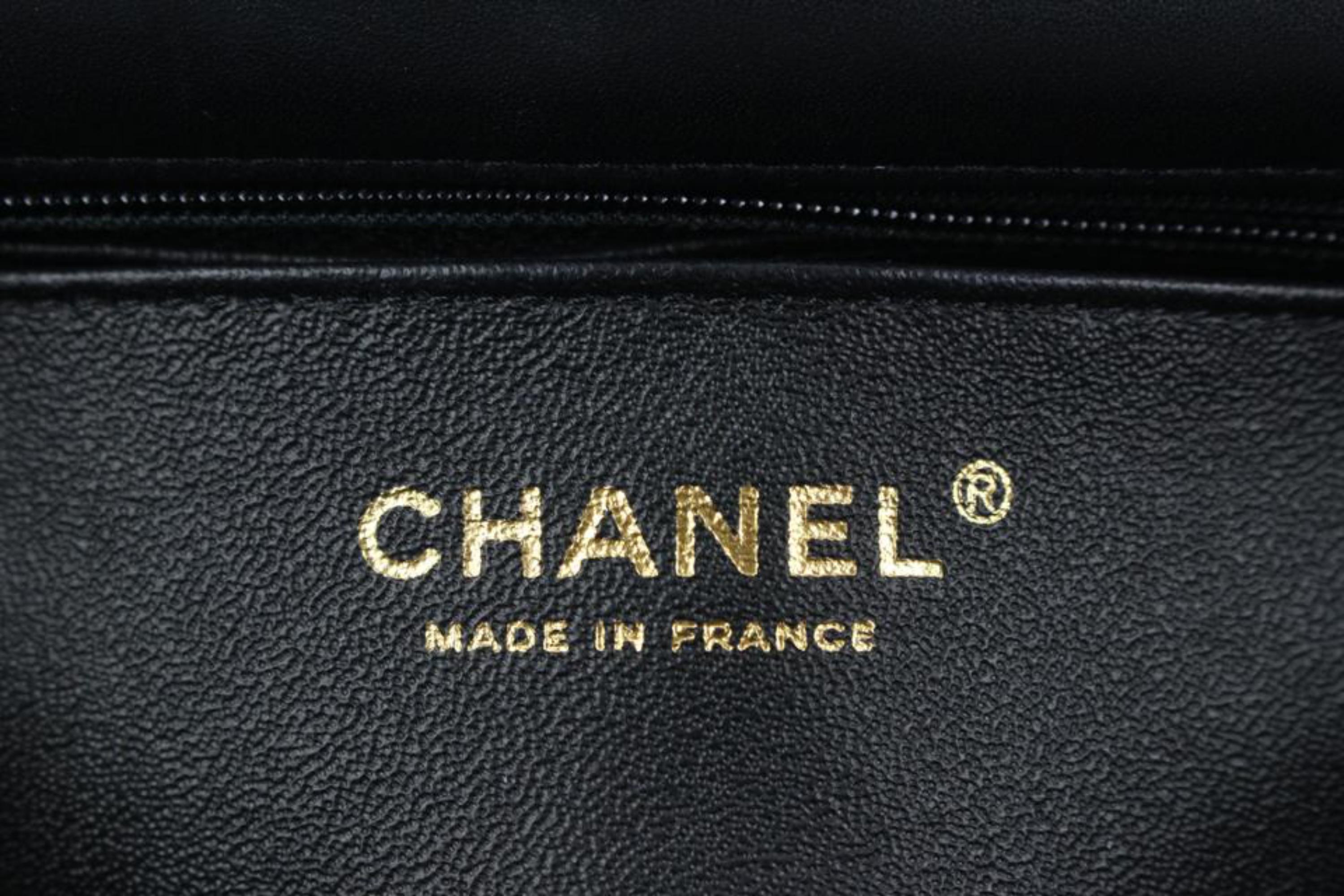 Chanel Black Quilted Velvet Mini Classic Flap Chain Bag Silver 3C927 For Sale 4