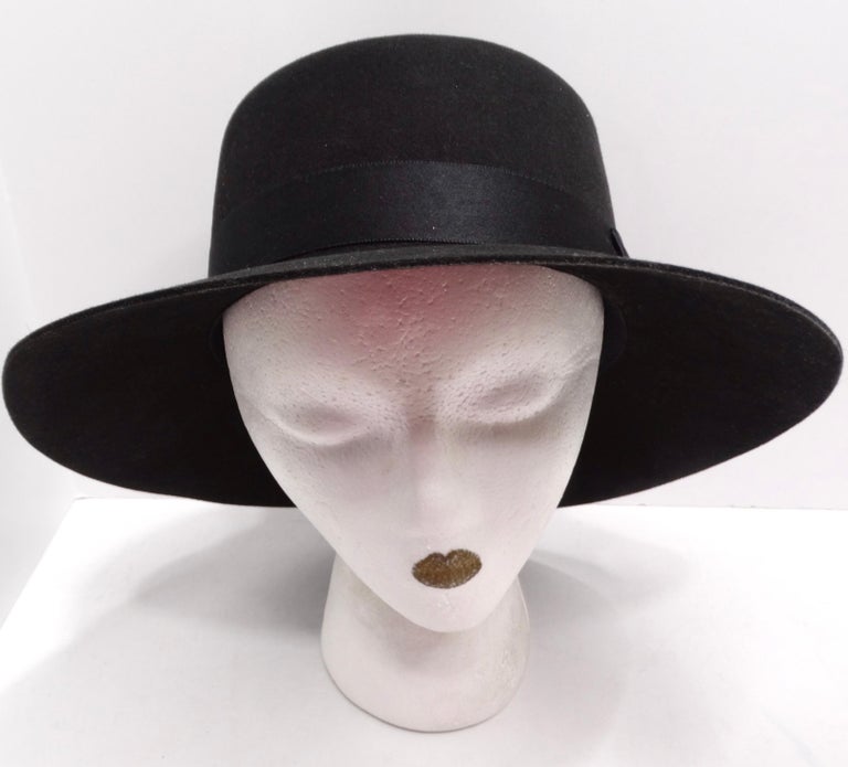 CHANEL Rabbit Fur Felt Fedora Chanel rabbit hat - Gem main image 4