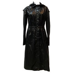 Chanel Black Rain Coat