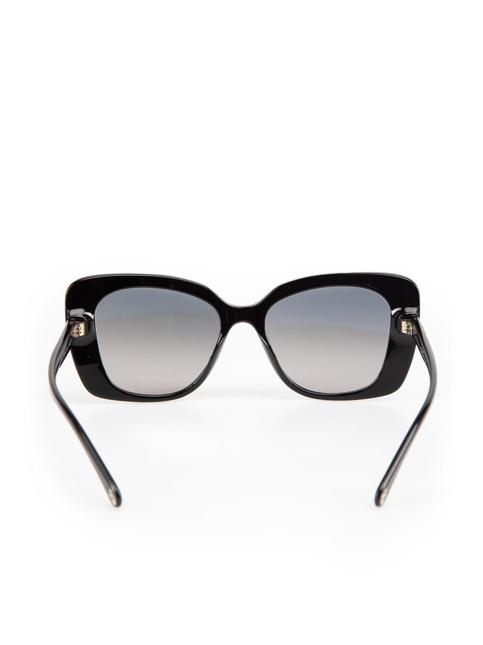 Women's Chanel Black Rectangle Sunglasses For Sale