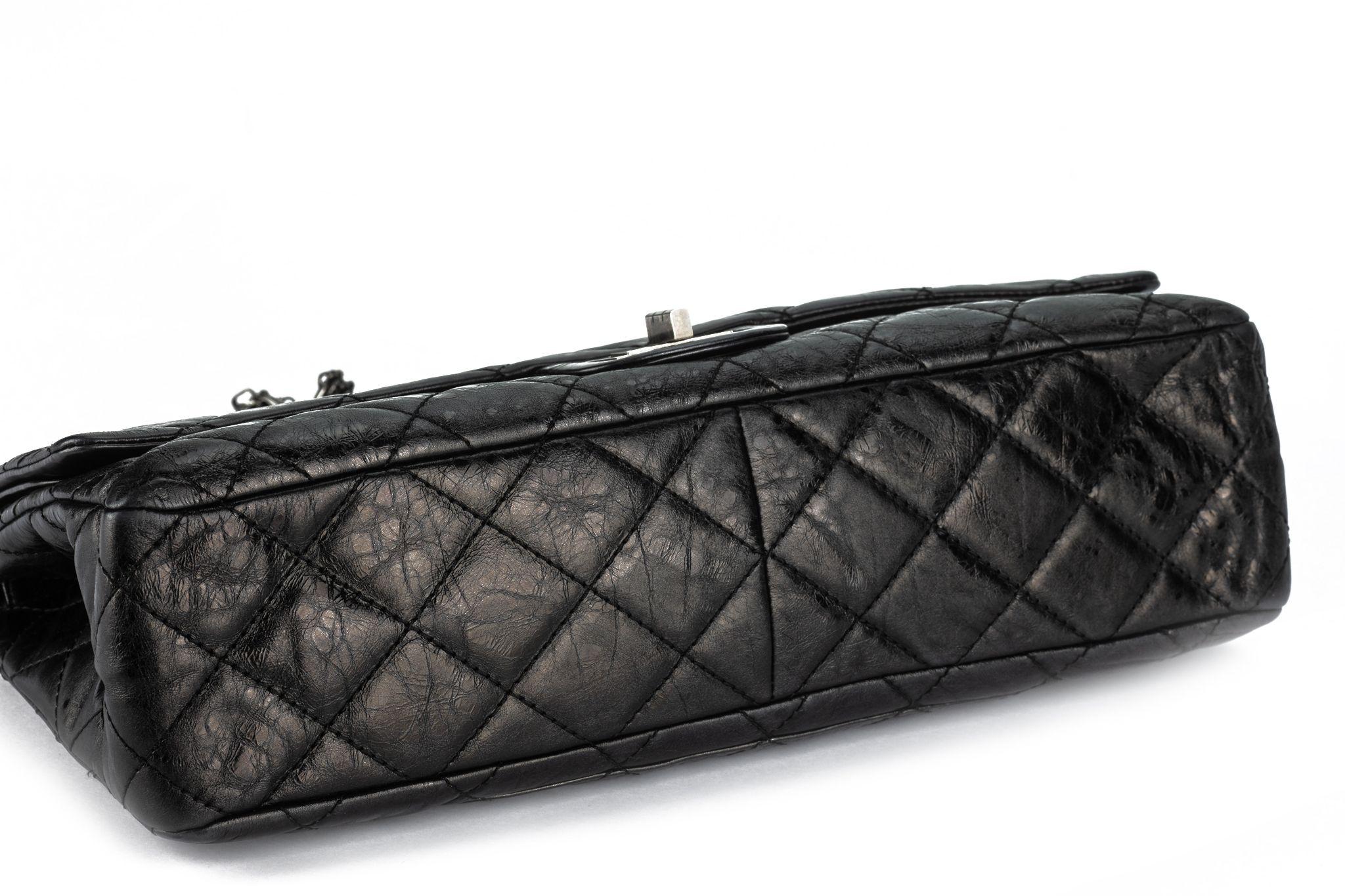 Donna Chanel Black Reissue Borsa a doppia patta 227 in vendita