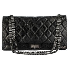 Chanel Black Reissue Double Flap Bag 227