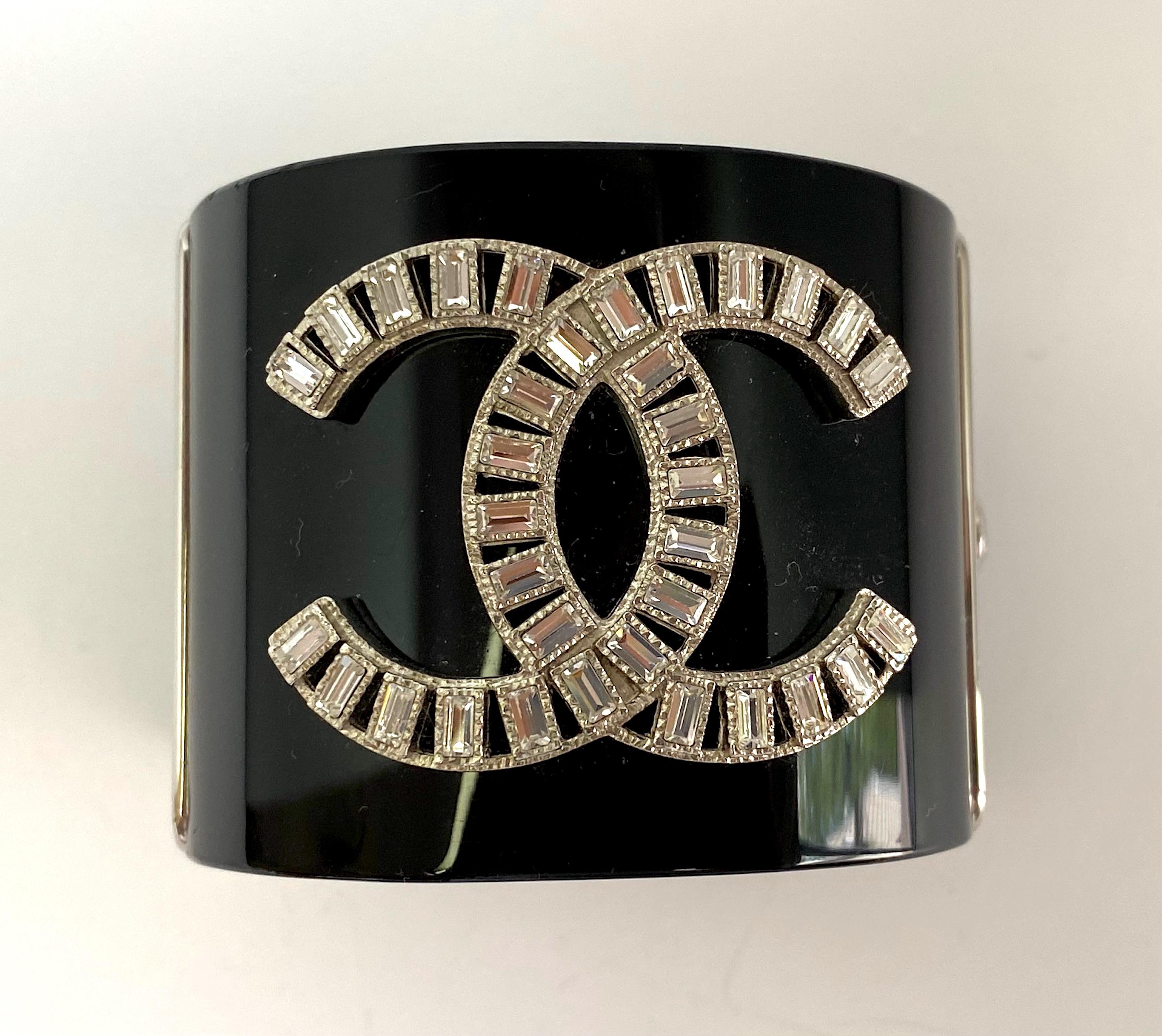 chanel resin cuff