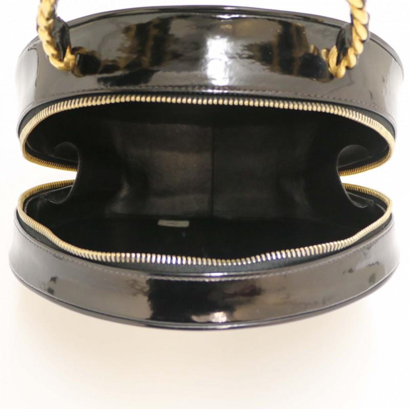 Chanel Black Round Bag 1