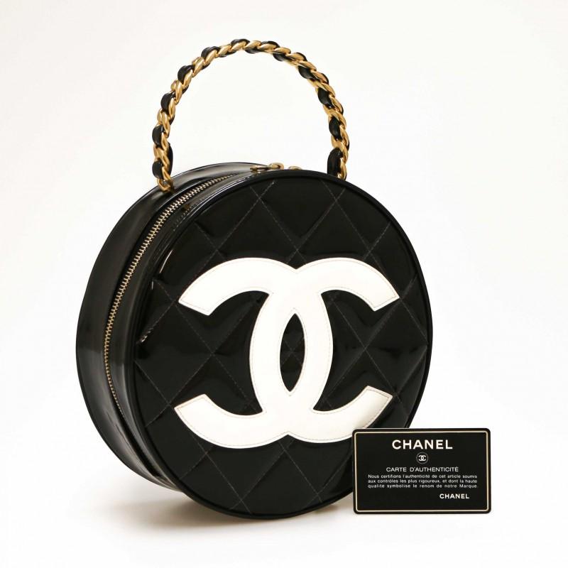 Chanel Black Round Bag 4