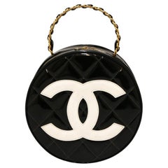 Chanel Black Round Bag