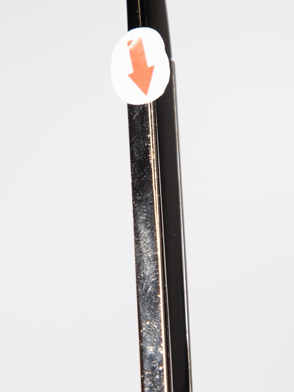 Chanel Schwarz Runde Spiegel Gläser Sonnenbrille im Angebot 3