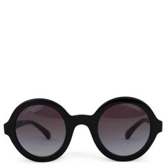 CHANEL black ROUND Sunglasses 5441