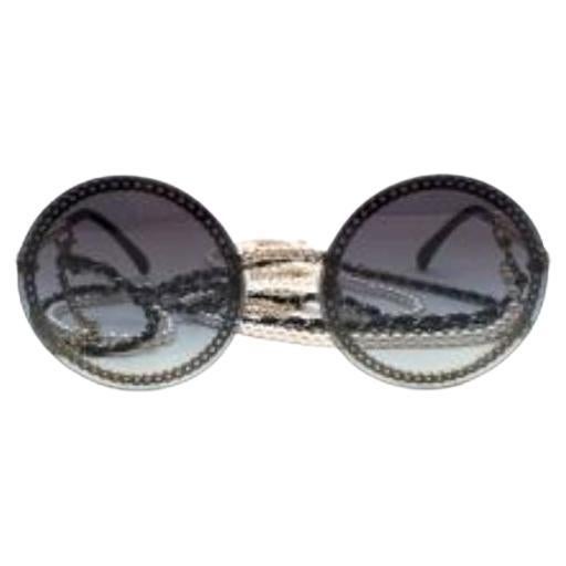 Chanel Round Pearl Sunglasses - 8 For Sale on 1stDibs