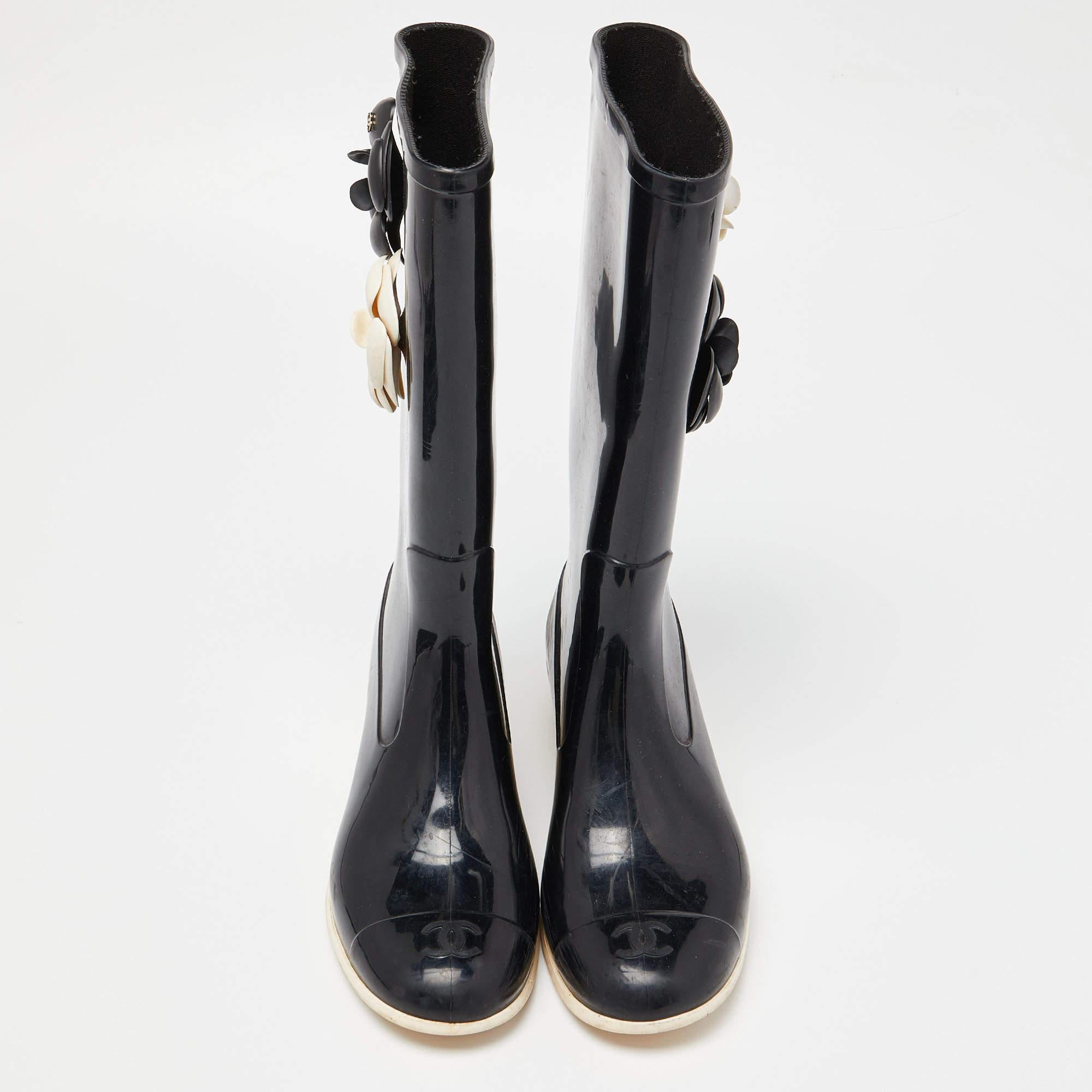 Chanel rain boots 2018 price on sale