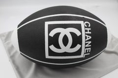 Chanel Black Rugby Ball with Dust Bag Good condition
