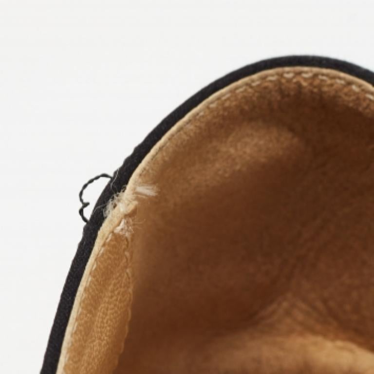 Chanel Espadrilles noires et toile CC, taille 35 Pour femmes en vente