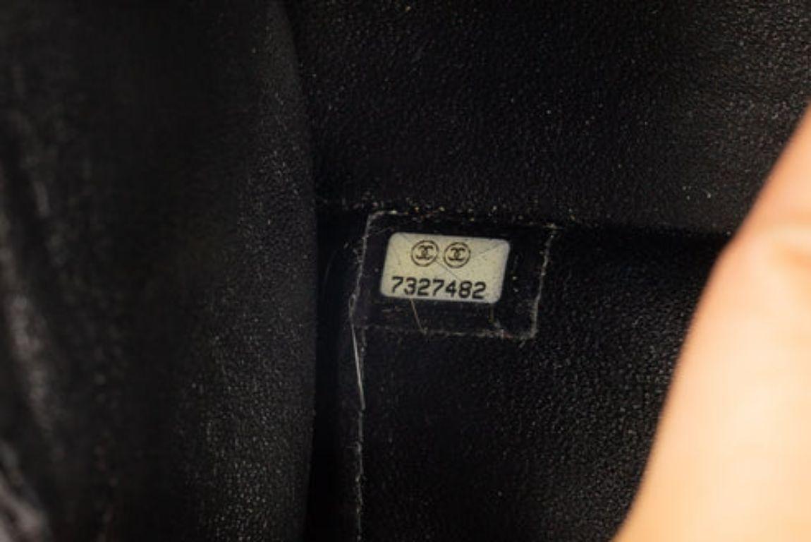 Chanel Black Satin Bag, 2002/03 For Sale 7