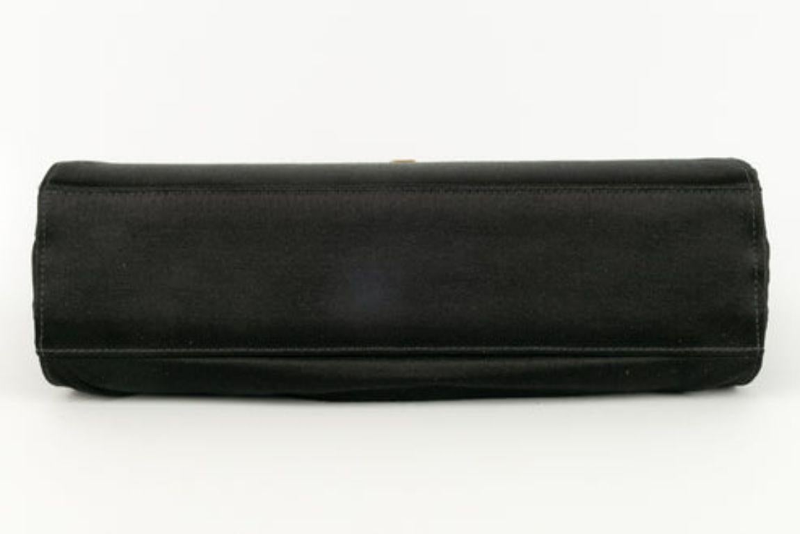 Chanel Black Satin Bag, 2002/03 For Sale 1