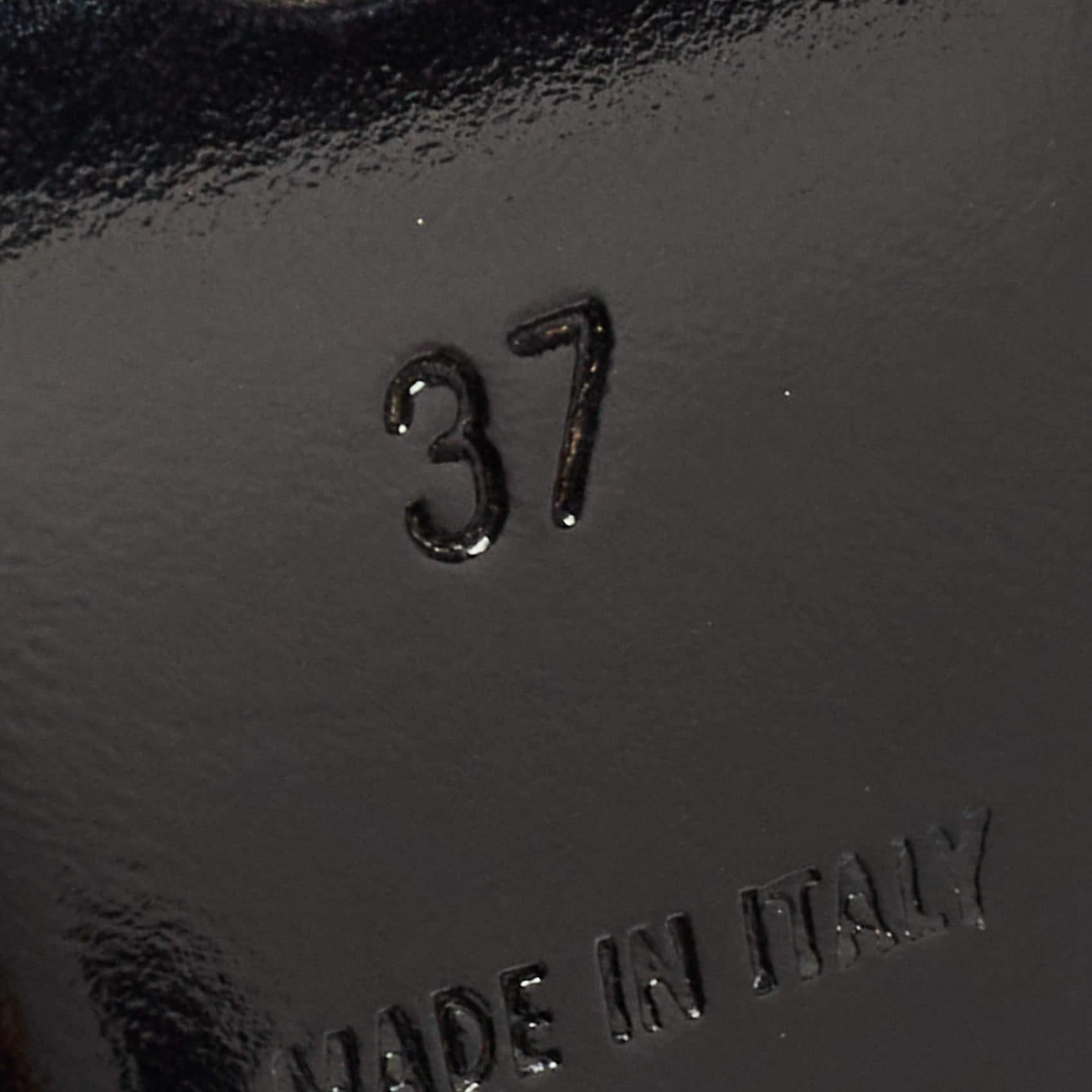 Chanel Black Satin Cap Toe Mules Size 37 For Sale 5