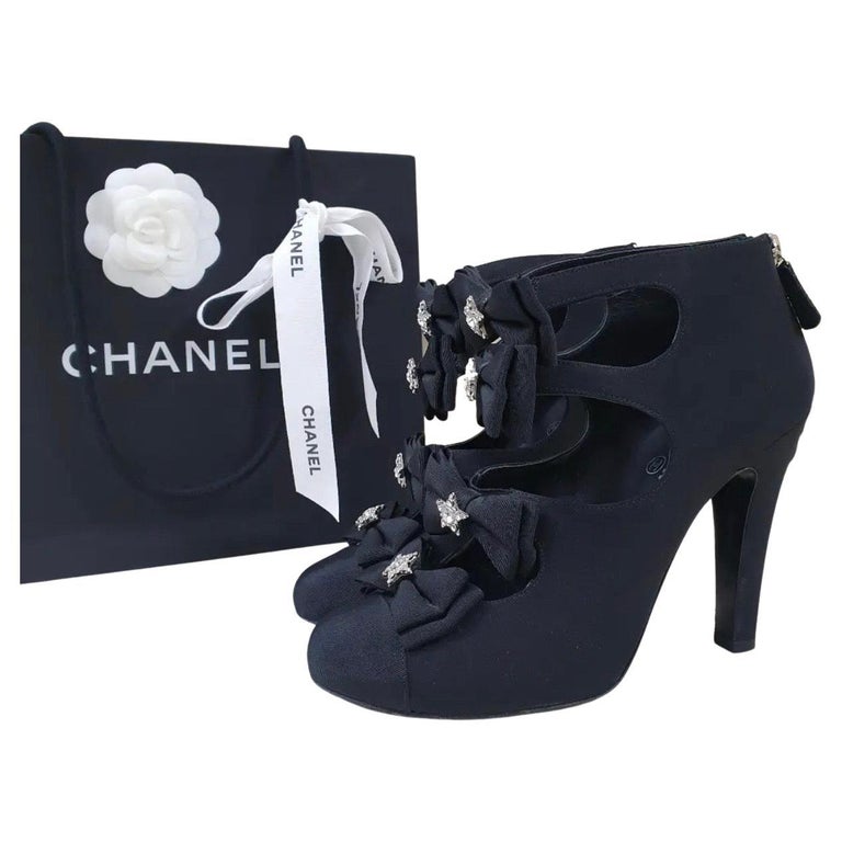 Chanel Pearl Shoes - 55 For Sale on 1stDibs  chanel heels, shoes with  pearls, chanel bridal shoes