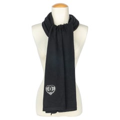 Chanel black scarf