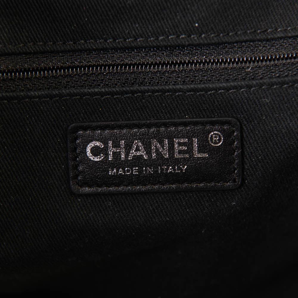 Chanel Black Sequin Canvas Medium Deauville Tote For Sale 2