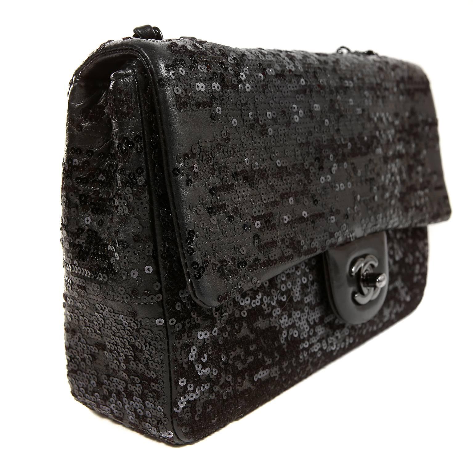 chanel sequin bag