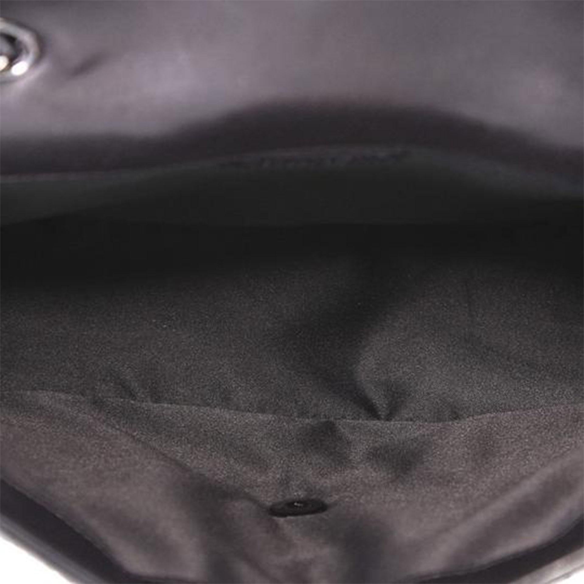 Chanel Black Sequins So Classic Jumbo Maxi Shoulder Bag For Sale 3