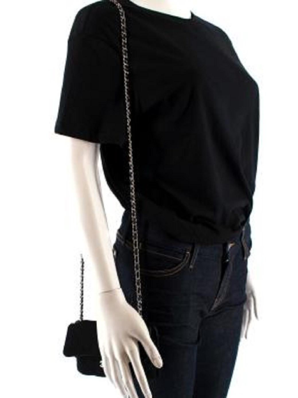 Chanel Black Shopping Tote Convertible Mini Crossbody Bag 6
