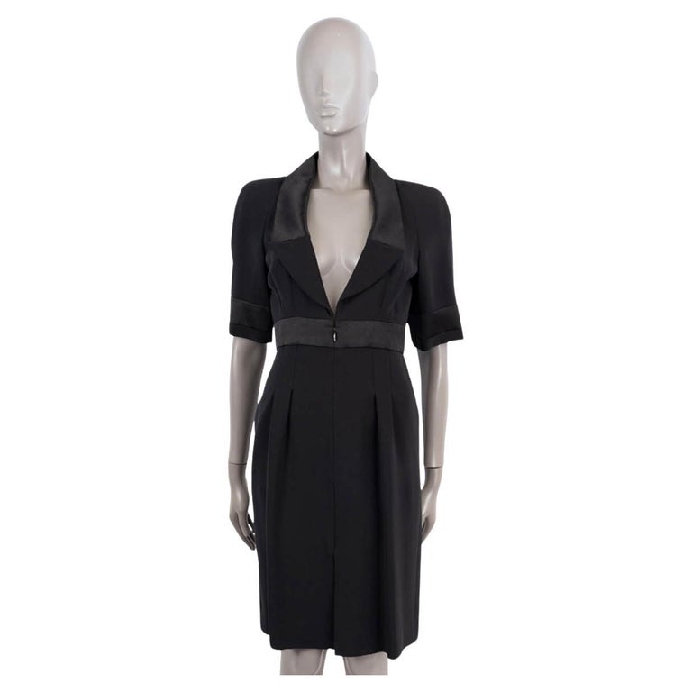 black short silk dress Silk Slip Dress Mini – YAEL main image 1