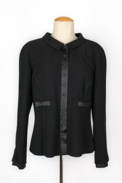 Chanel Black Silk and Wool Pant Suit Fall, 2002