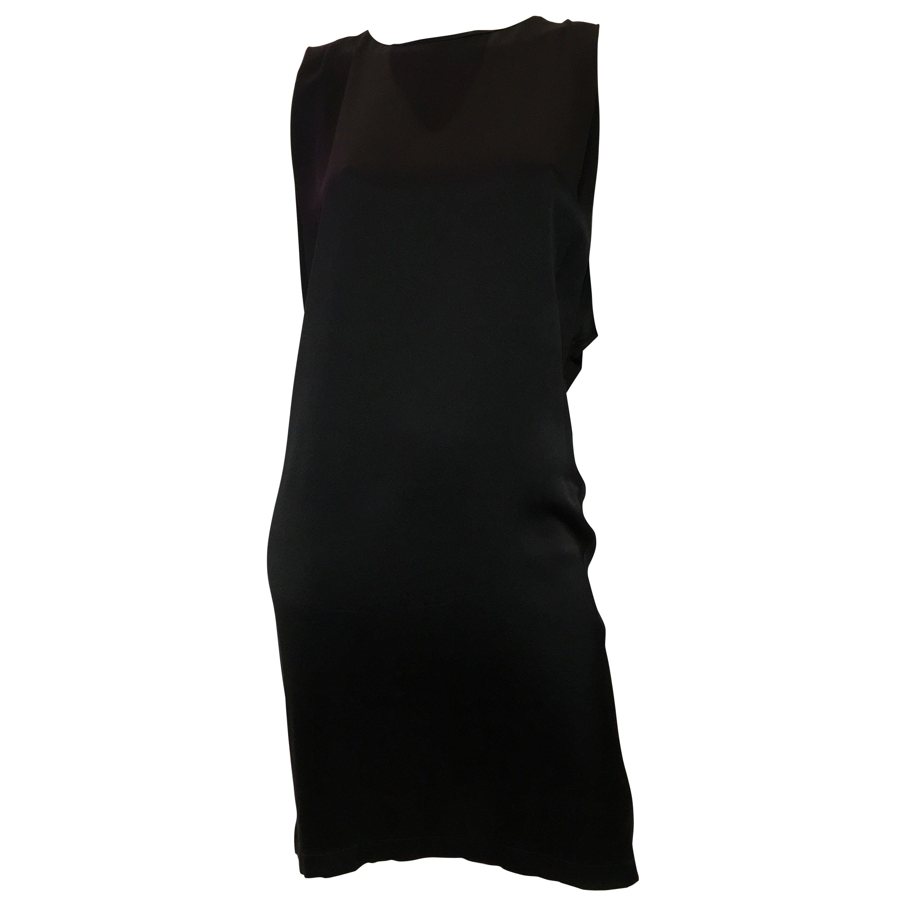 Chanel Black Silk Dress  For Sale