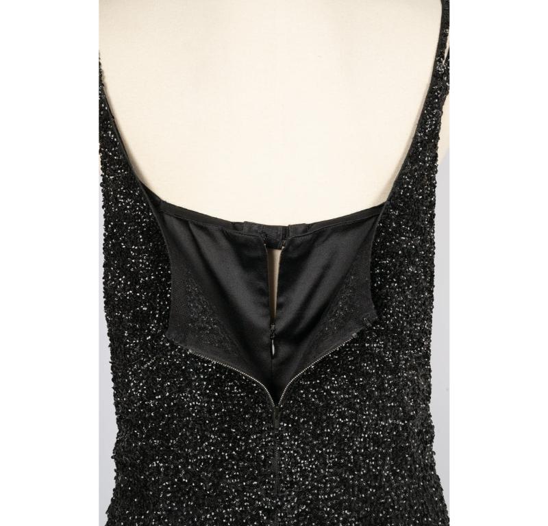 Chanel Black Silk Jumpsuit Set For Sale 2