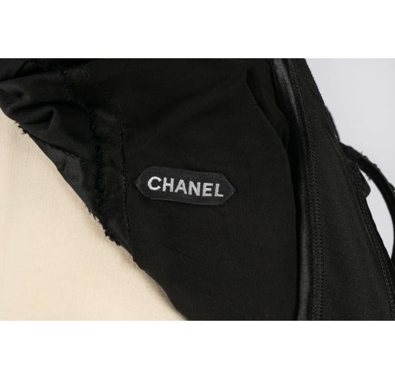 Chanel Black Silk Jumpsuit Set For Sale 4