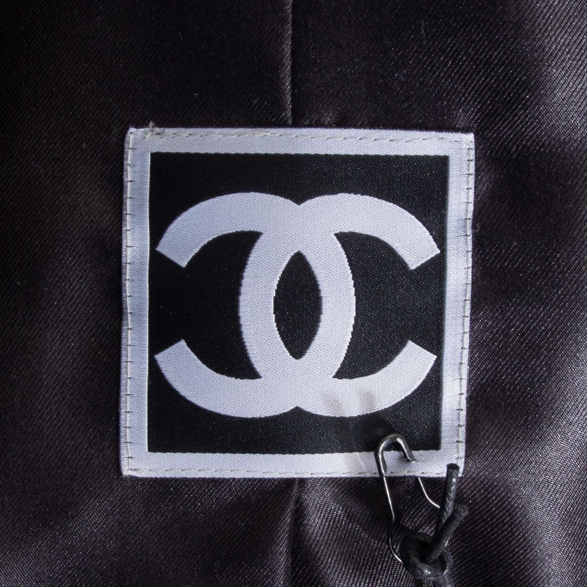 CHANEL schwarz Seide PARIS MOSCOW Puffer Down Jacket 46 XXL 3