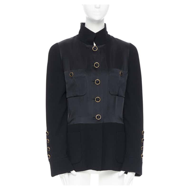 Vintage Chanel Coats and Outerwear - 98 For Sale at 1stDibs | black and ...