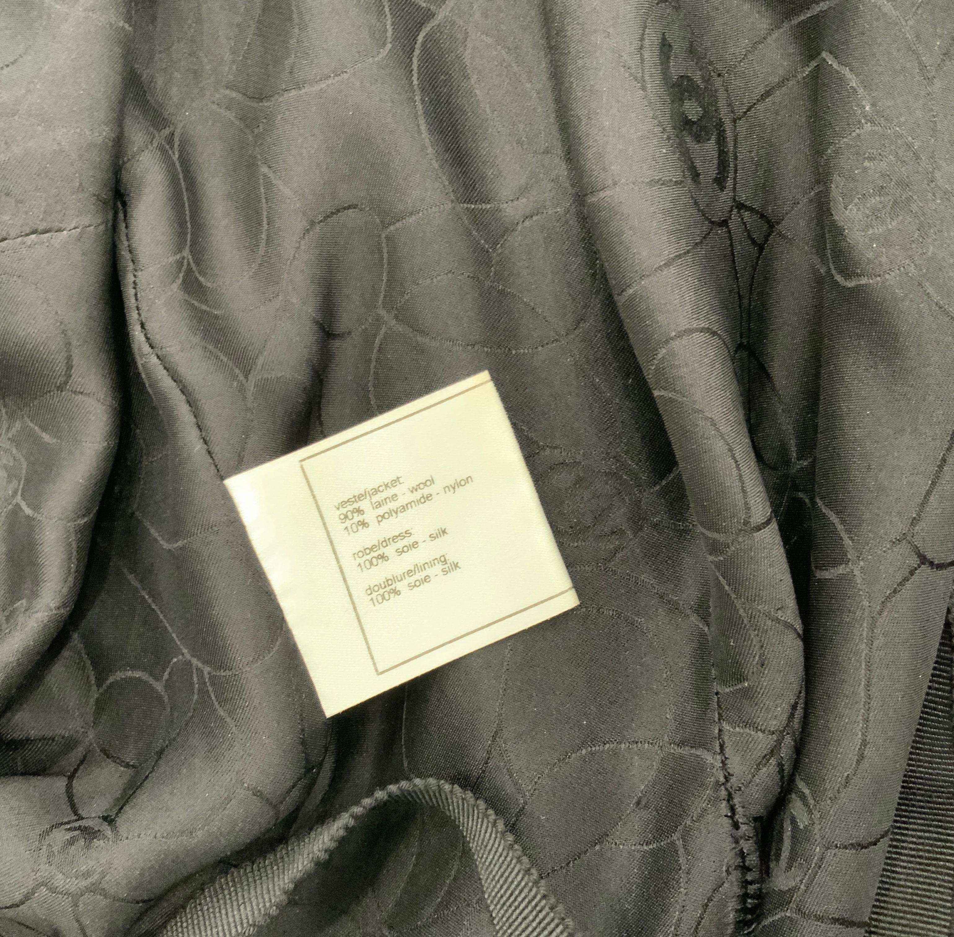 Chanel Black Silk Sleeveless Dress - 36 - Circa 01A For Sale 5