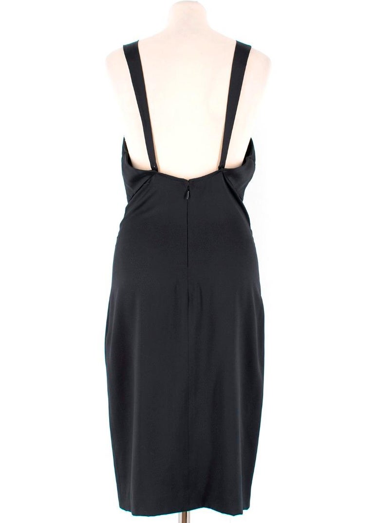 Chanel Black Silk Slip Dress FR 38 at 1stdibs