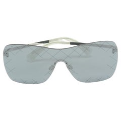 Lunettes de soleil Chanel noir/argent 4215 Runway Shield