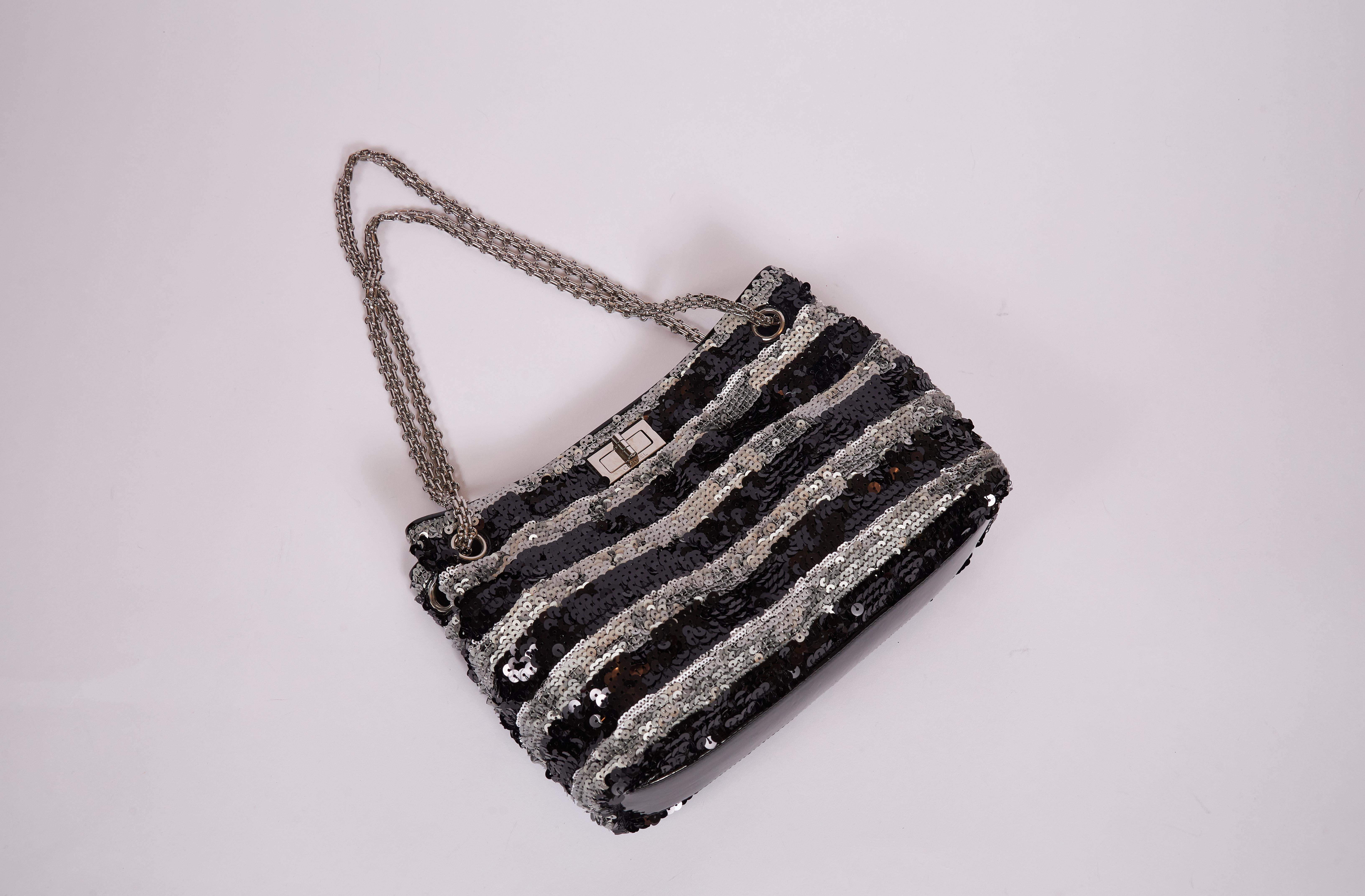 chanel sequin tote