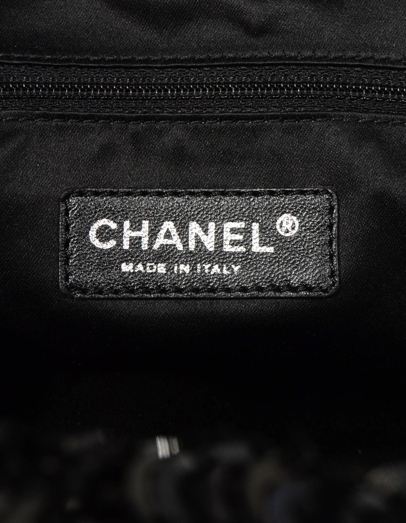 Chanel Black/Silver Sequin Summer Night Drawstring Tote Bag rt. $4, 650 5