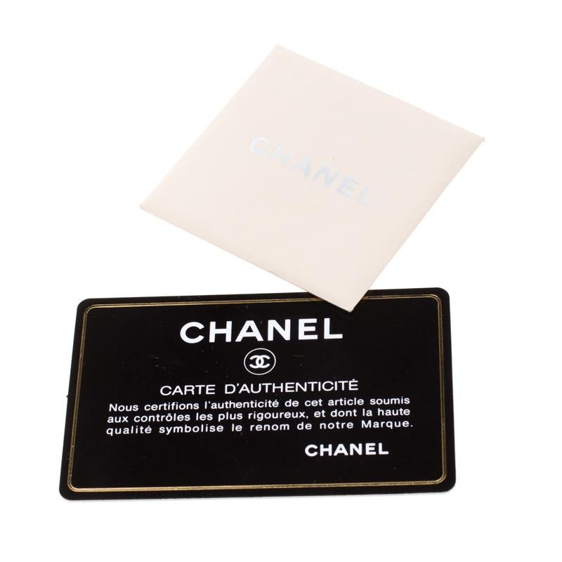 Chanel Black/Silver Stripe Sequins Reissue Shoulder Bag 2