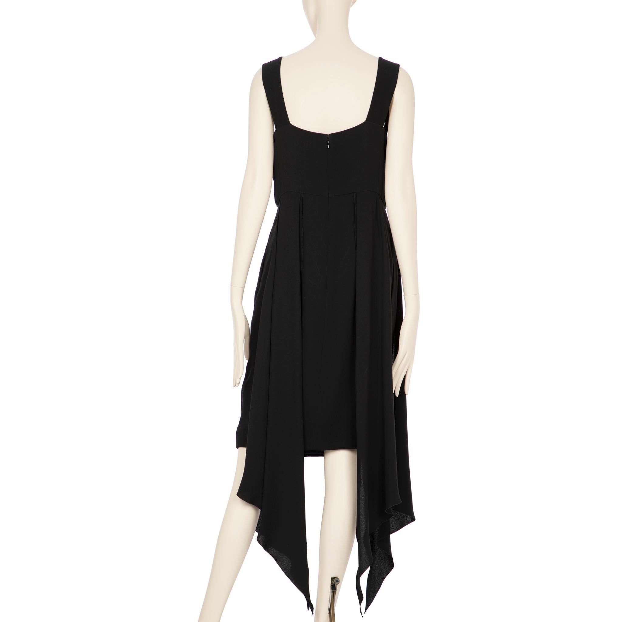 Women's Chanel Black Slip Dress 40 FR For Sale