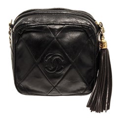 Chanel Black Small Tassel Camera Bag