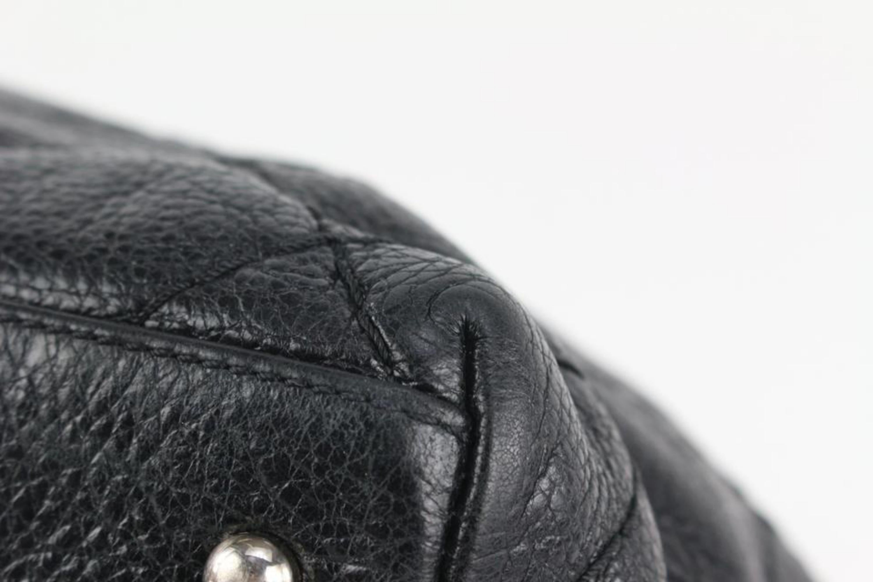 Women's Chanel Black Soft Caviar On the Road Shopper Tote Bag 118c35