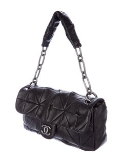 Chanel Black Soft Lambskin Leather Jumbo Maxi Classic Flap Shoulder Bag