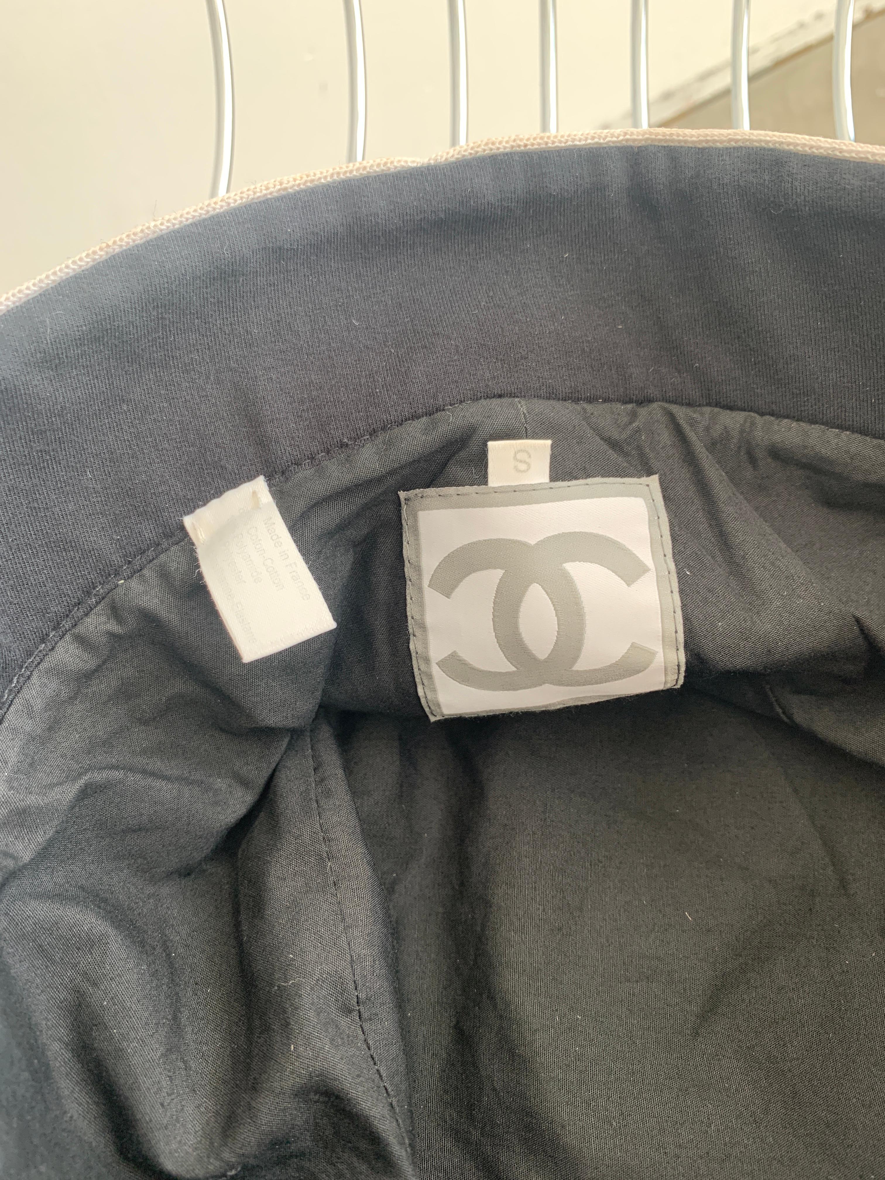 Chanel Black Sport Line CC Logo Bucket Hat Y2K For Sale 9