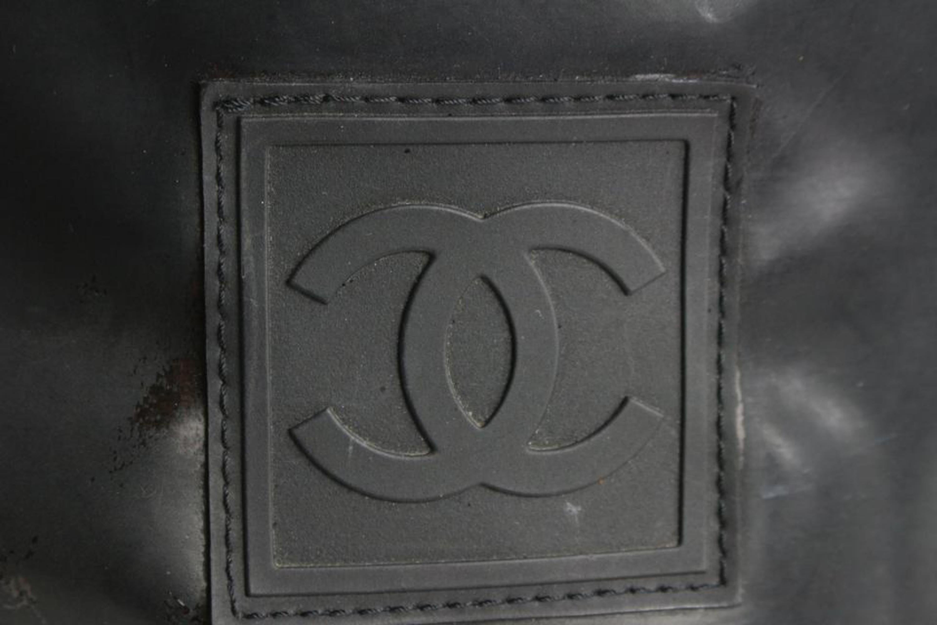 Chanel Black Sports CC 2way Duffle Bag Gym Boston 25ck31s For Sale 2