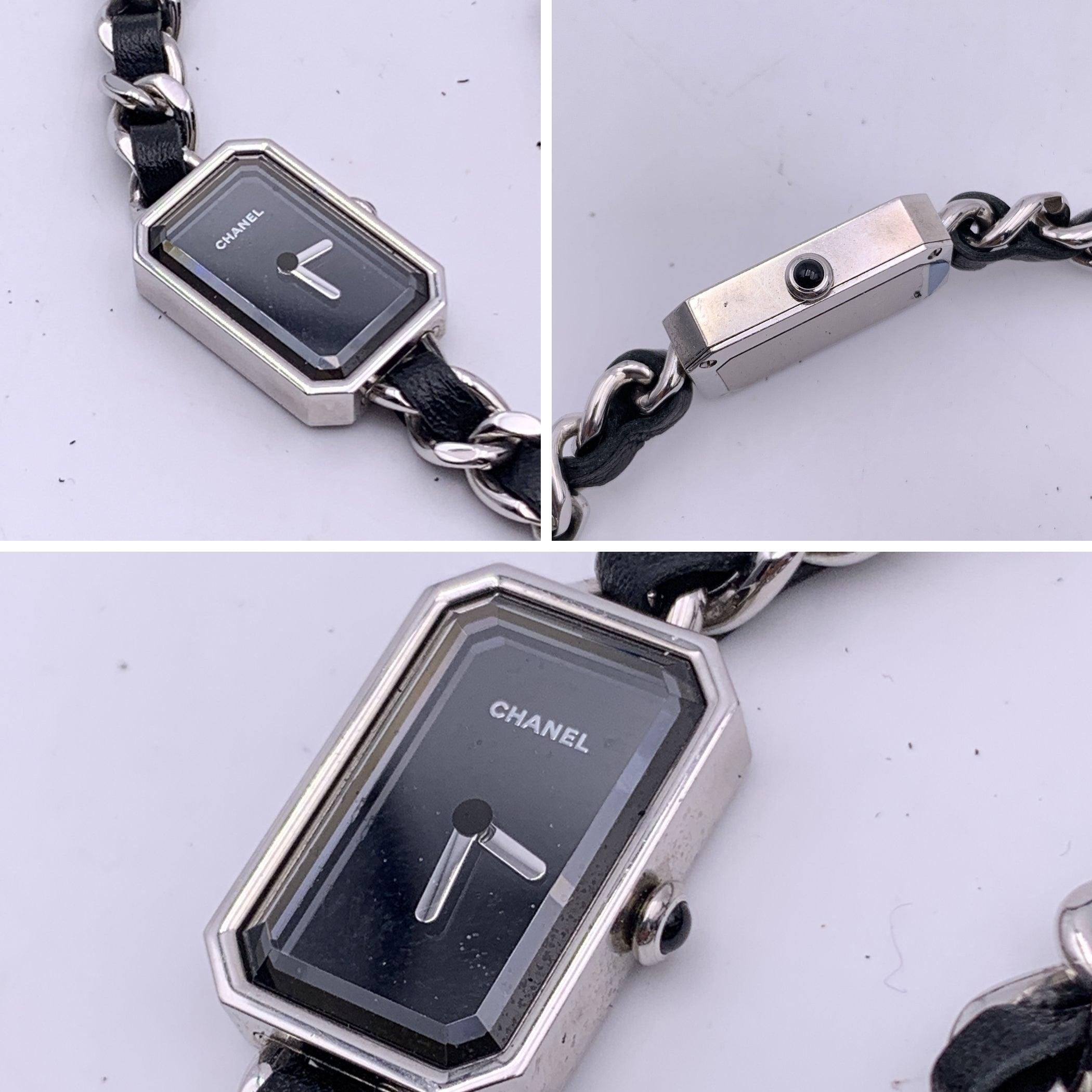 Chanel Black Stainless Steel Triple Tour Premiere XS Watch 2