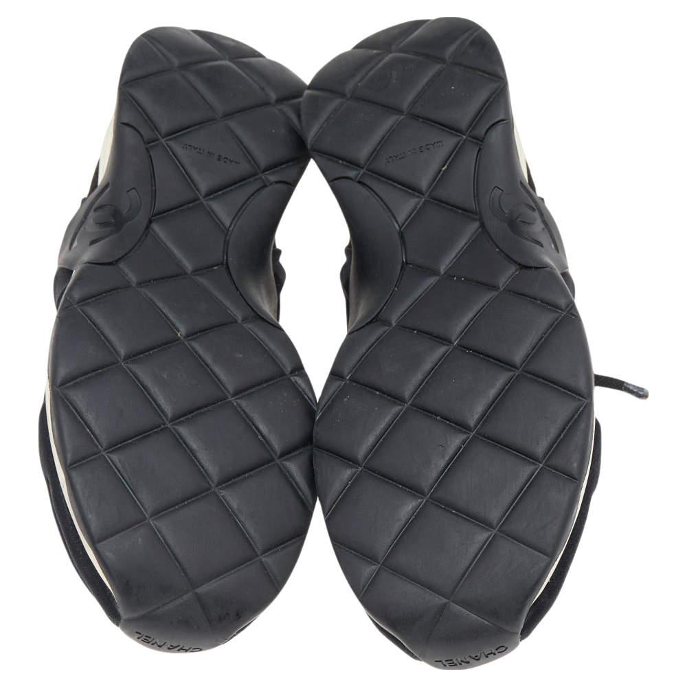 chanel sneakers grey black