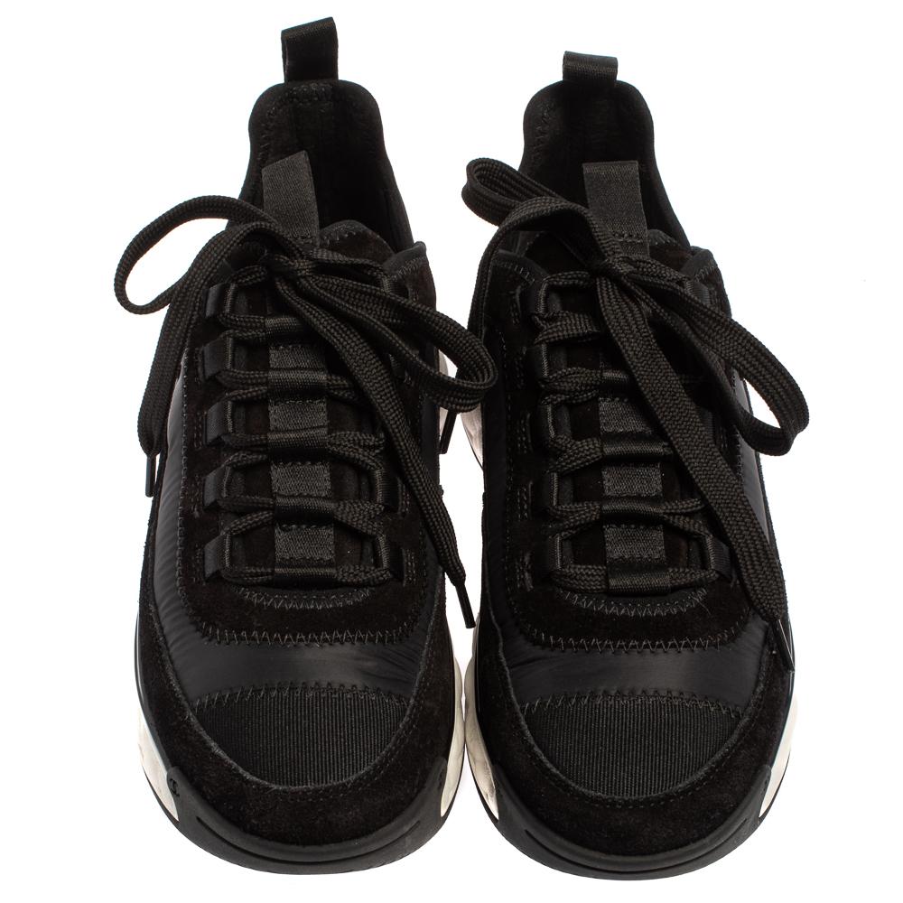 chanel sport trail sneakers black