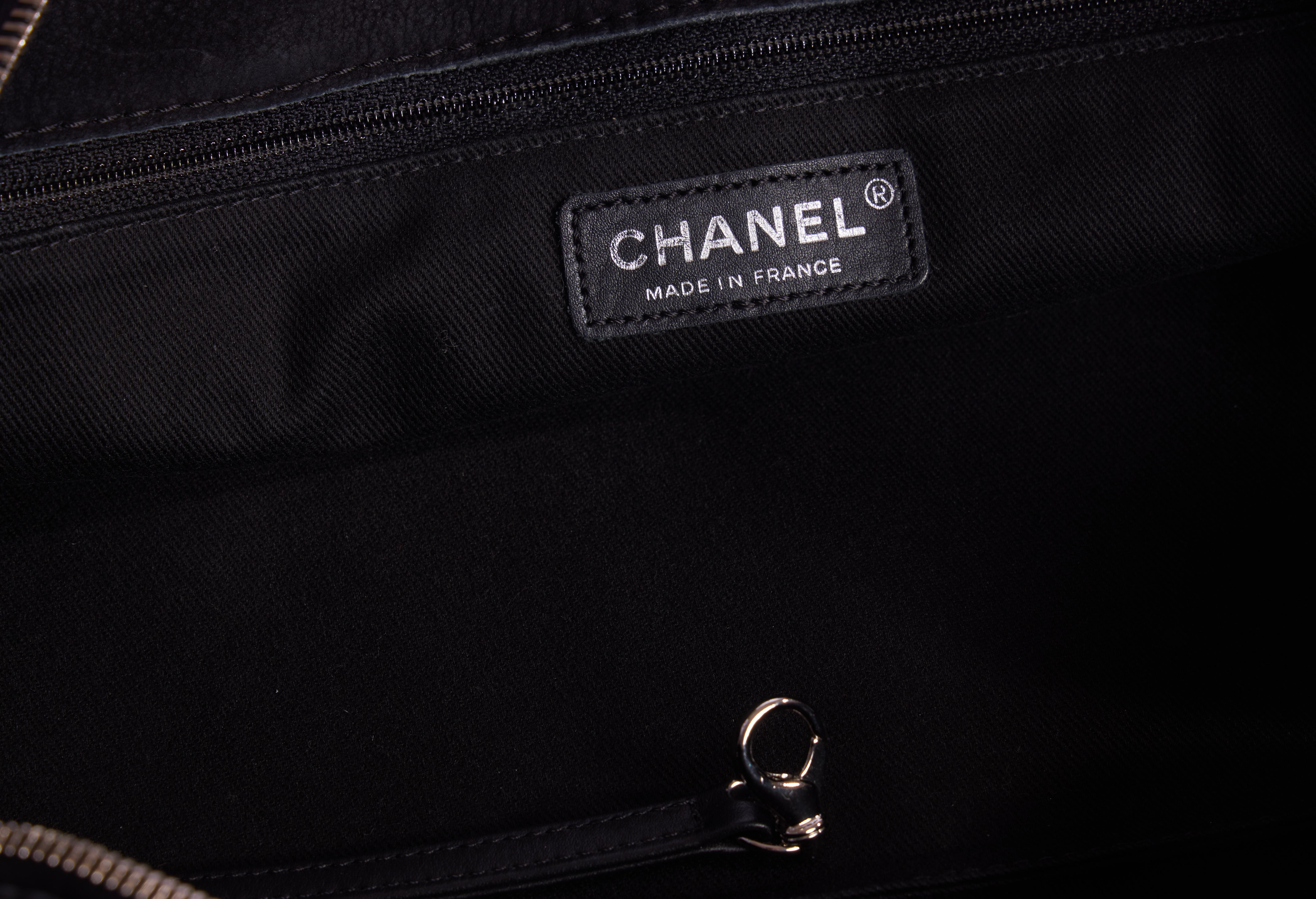 chanel black suede bag