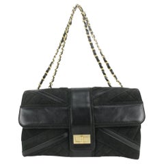 Chanel Black Suede Reissue Flag Flap 5C411C